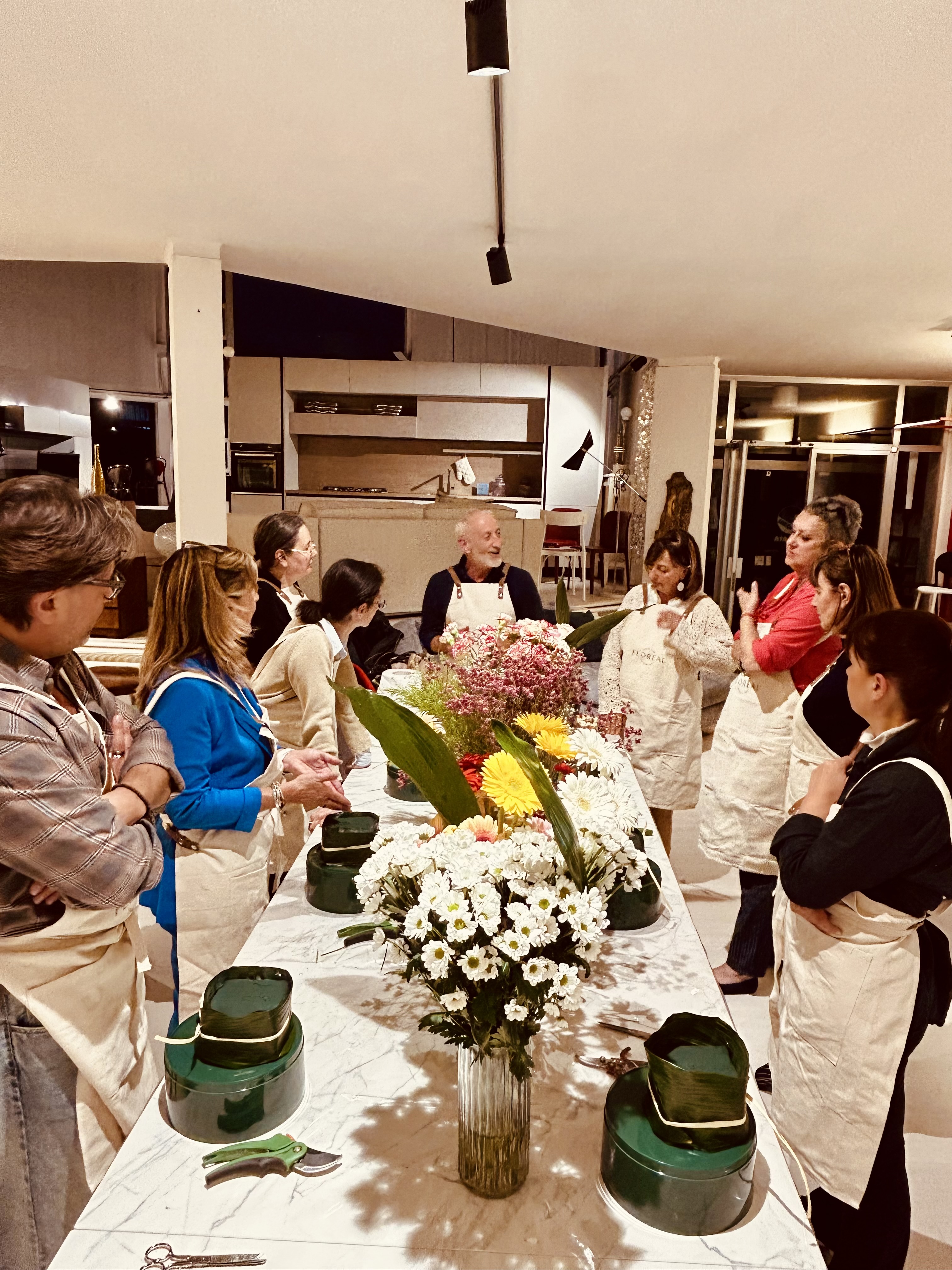 Workshop sushi flower