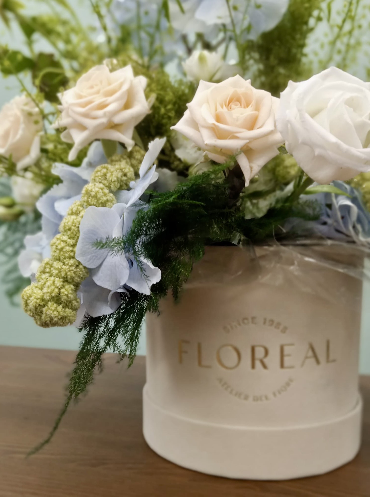Floreal box avorio